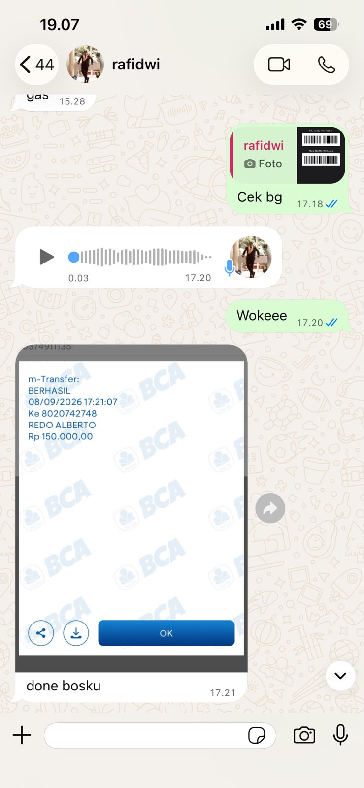 Testimoni pelanggan Rafidwi